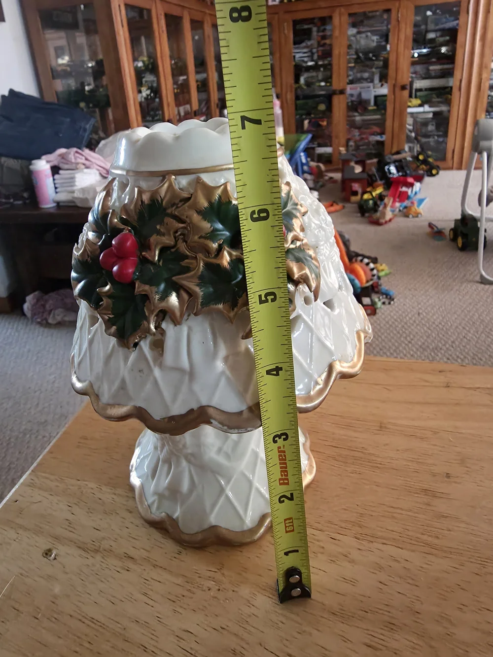 2 Piece Vintage Christmas Fairy Candle Holder